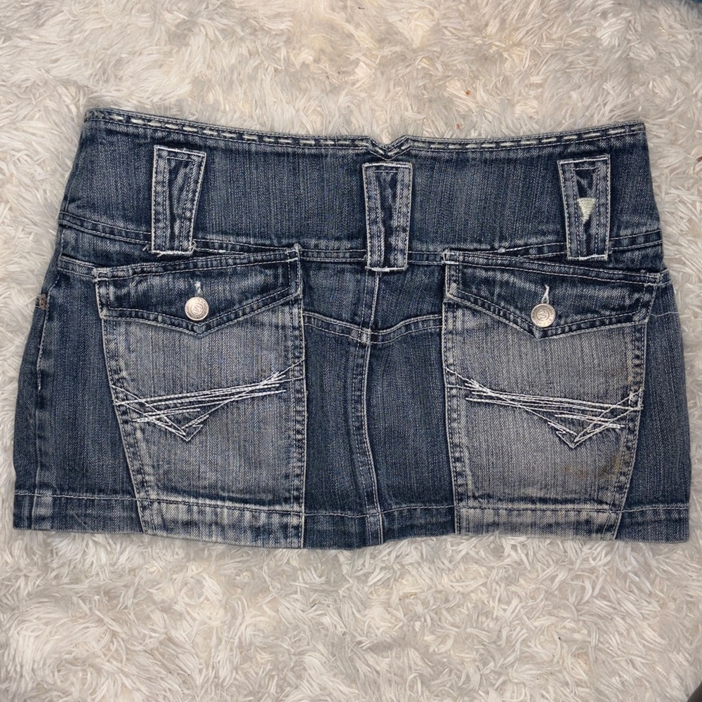 Nikibiki Y2K Denim Micro Mini Skirt - Picture 2 of 3
